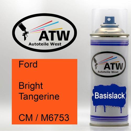 Ford, Bright Tangerine, CM / M6753: 400ml Sprühdose, von ATW Autoteile West.